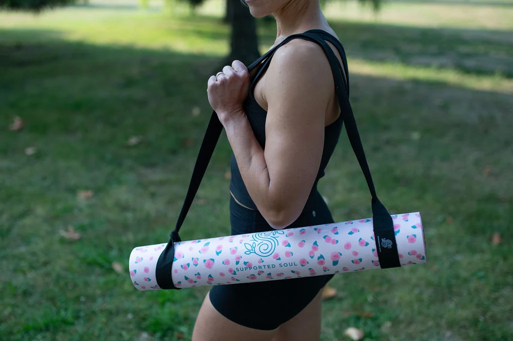 All-In-One Yoga Mat - Ditsy Peony
