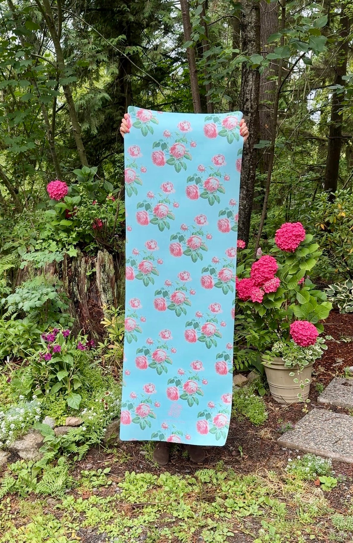 All-In-One Yoga Mat - Vintage Rose