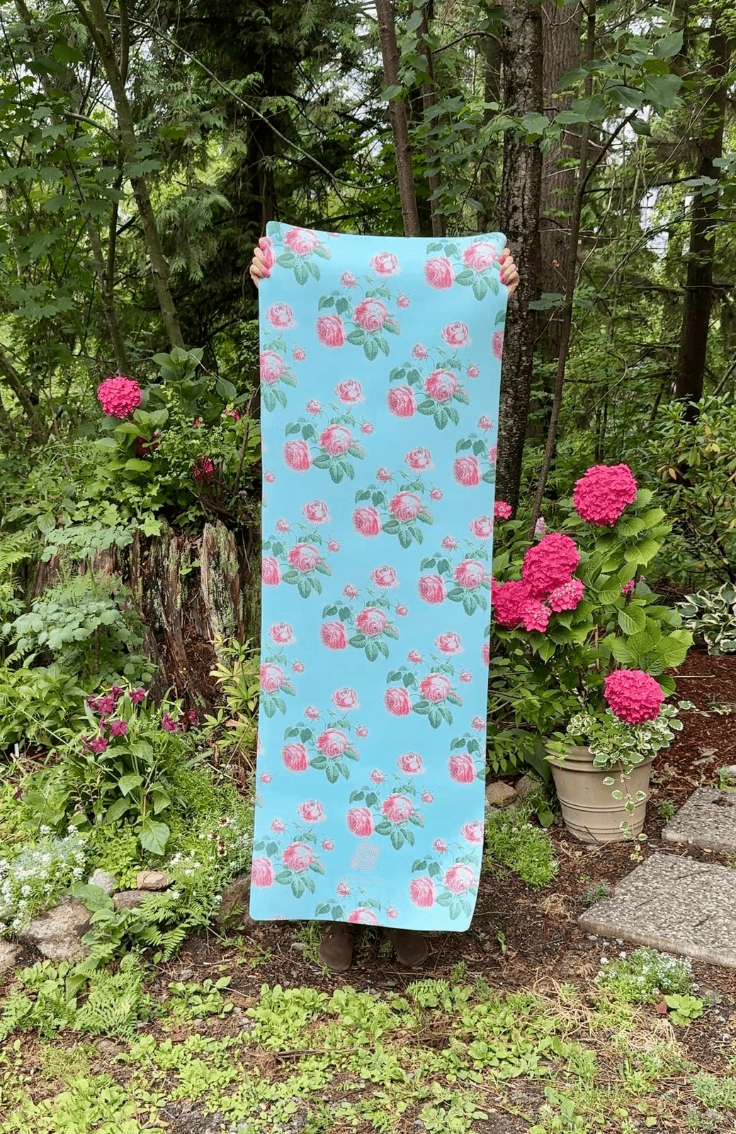 All-In-One Yoga Mat - Vintage Rose
