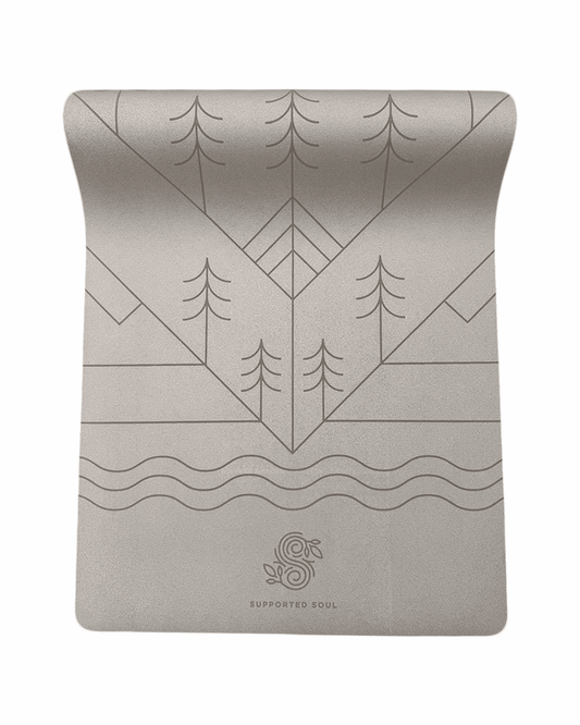 *Perfectly Imperfect* Pro Grip Mat - Mountain Alignment - Sandstone - FINAL SALE