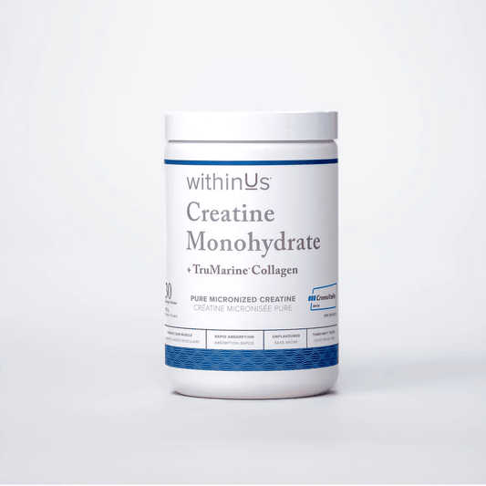 withinUs Creatine Monohydrate + TruMarine® Collagen