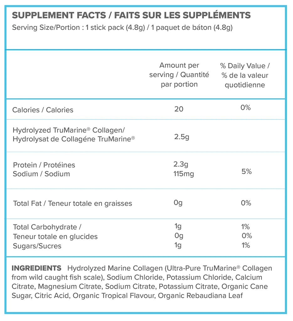 withinUs ReHydrate™ + TruMarine® Collagen - Tropical Single