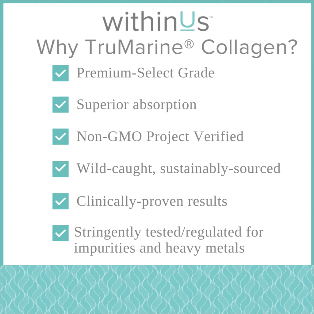 withinUs TruMarine® Collagen Compostable Pouch - 80 servings