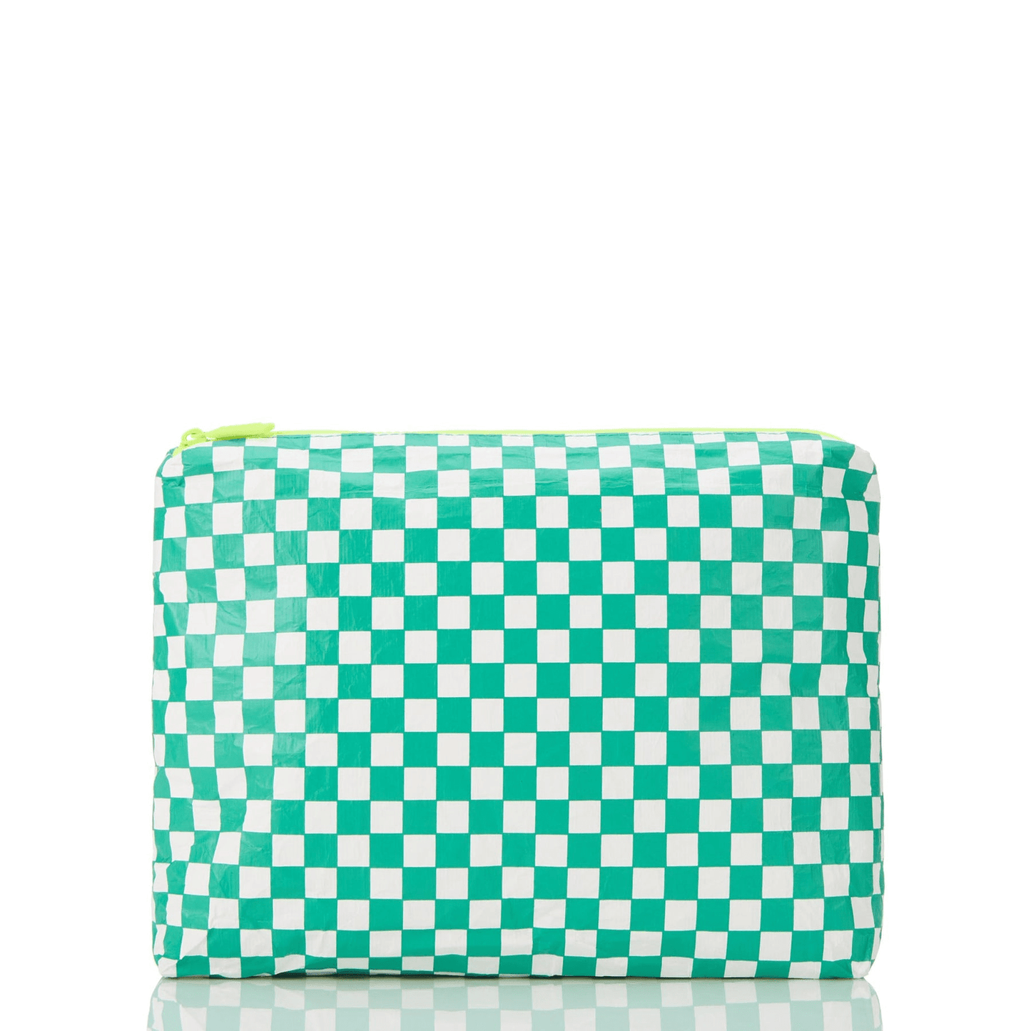 Petite Check Mid Pouch - Grove