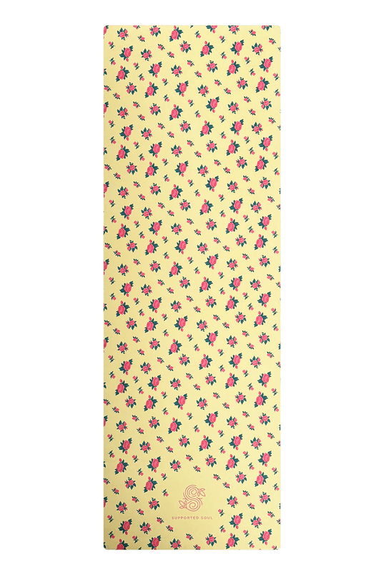 Ditsy Rose - All-In-One Yoga Mat