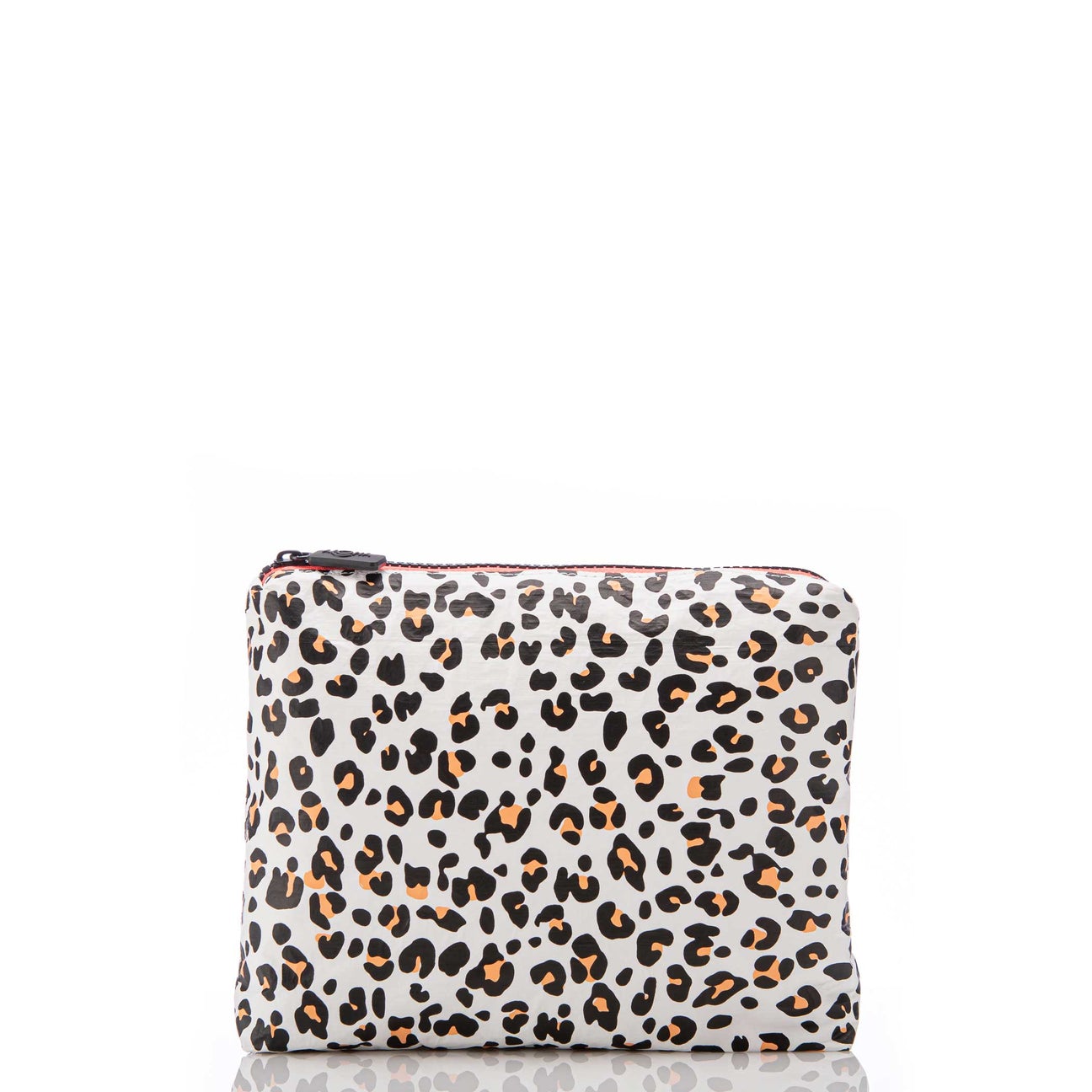 Leopard Cub White Small Pouch