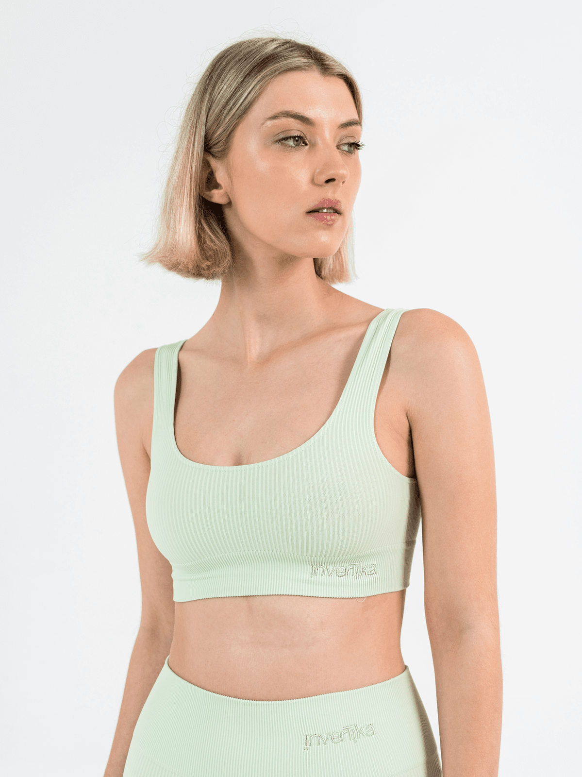 Invertika Armonika Bra Top - Light Green