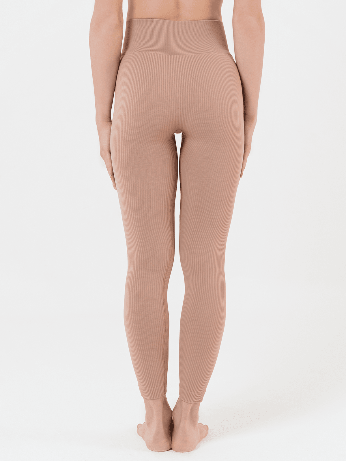 Invertika Armonika High-Waisted Leggings - Nude