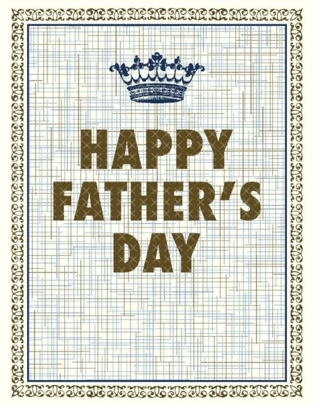 Crown Fathers Day - Card