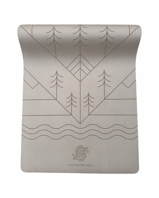 *Perfectly Imperfect* Pro Grip Mat - Mountain Alignment - Sandstone - FINAL SALE