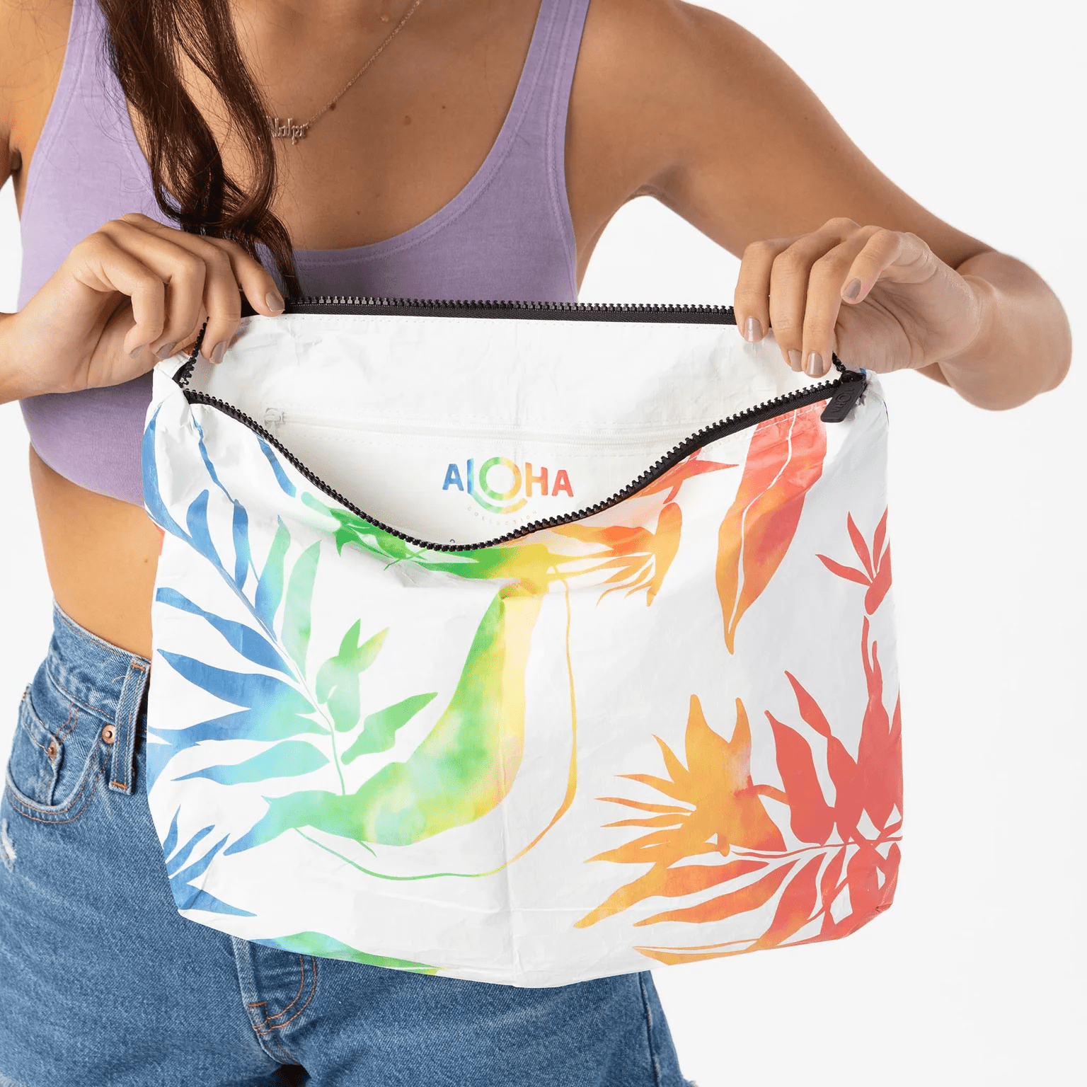 Painted Birds Rainbow Max Pouch