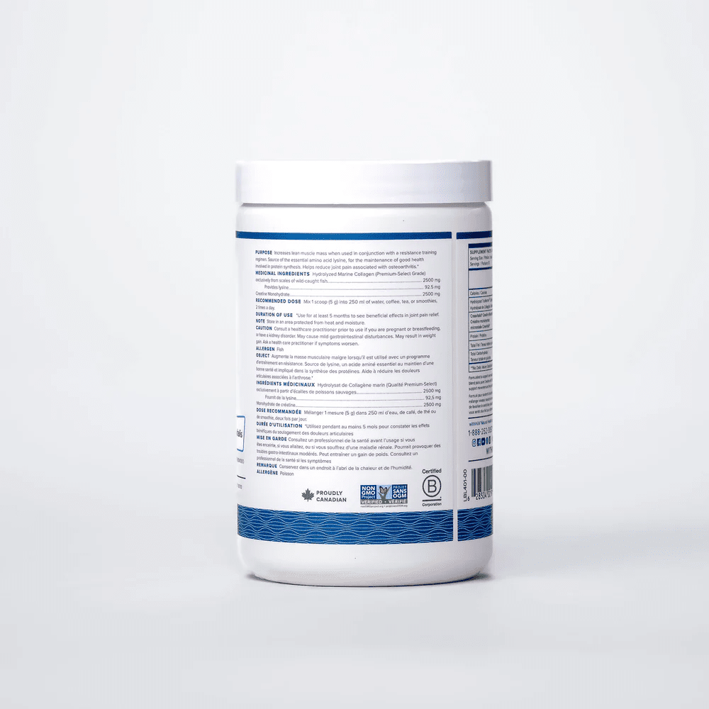 withinUs Creatine Monohydrate + TruMarine® Collagen