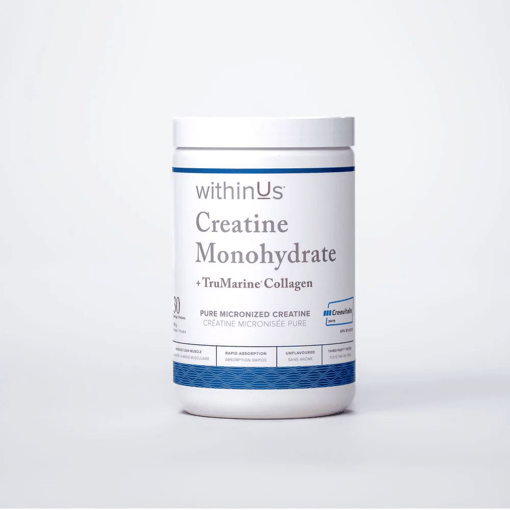 withinUs Creatine Monohydrate + TruMarine® Collagen