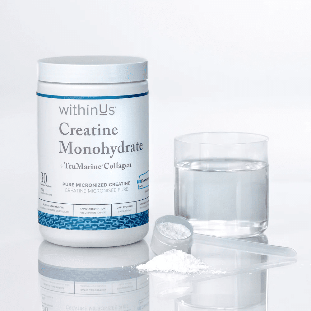 withinUs Creatine Monohydrate + TruMarine® Collagen