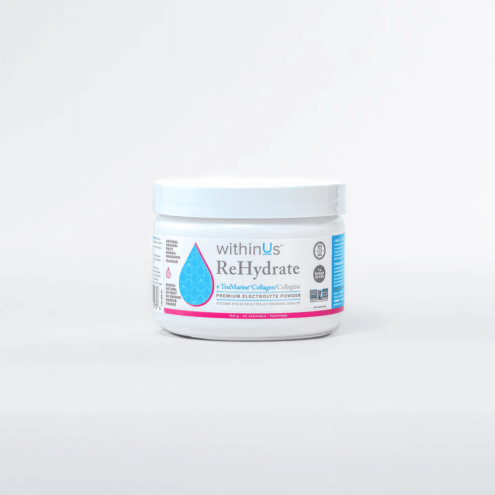 withinUs Rehydrate + TruMarine® Collagen Jar - Dragonfruit Mango-Mandarin