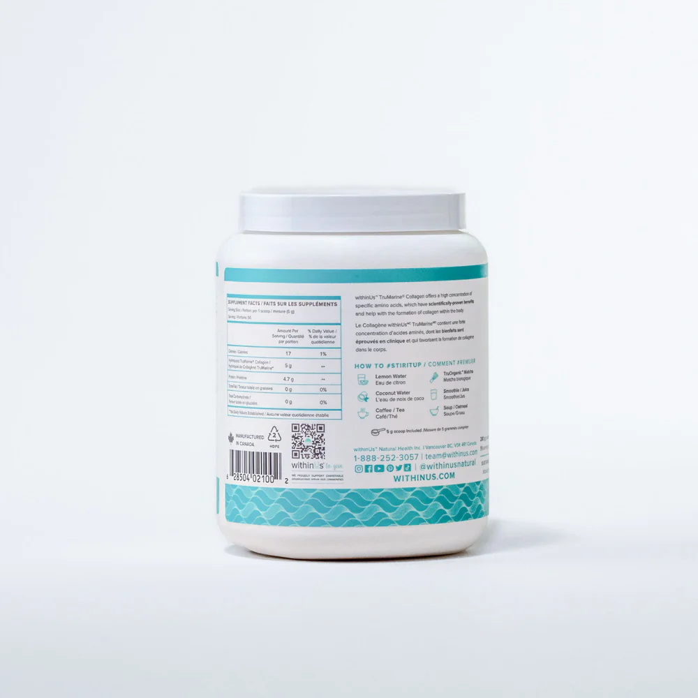 withinUs TruMarine® Collagen Jar (56 Servings)