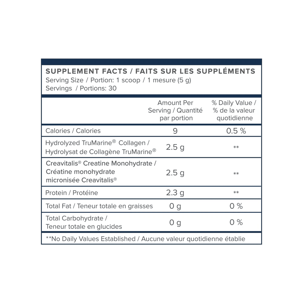 withinUs Creatine Monohydrate + TruMarine® Collagen