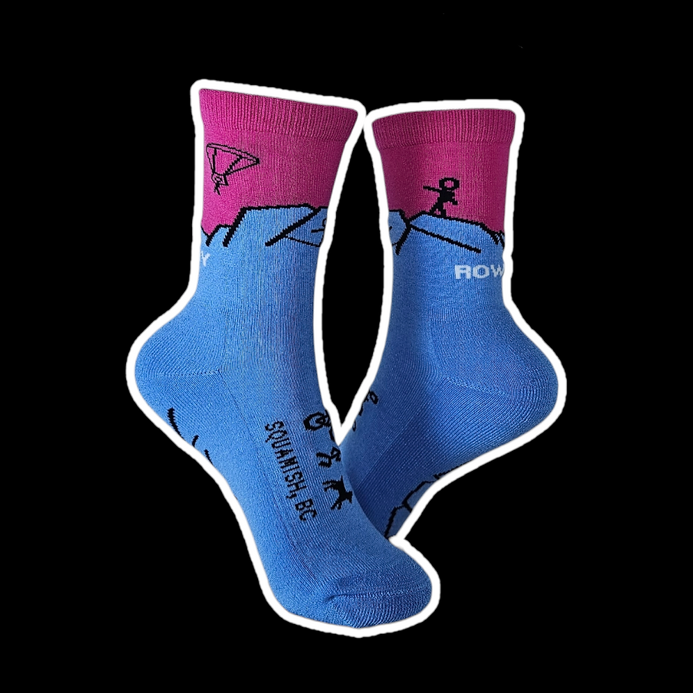 The Rowdy Town Socks - Stawamus Chief