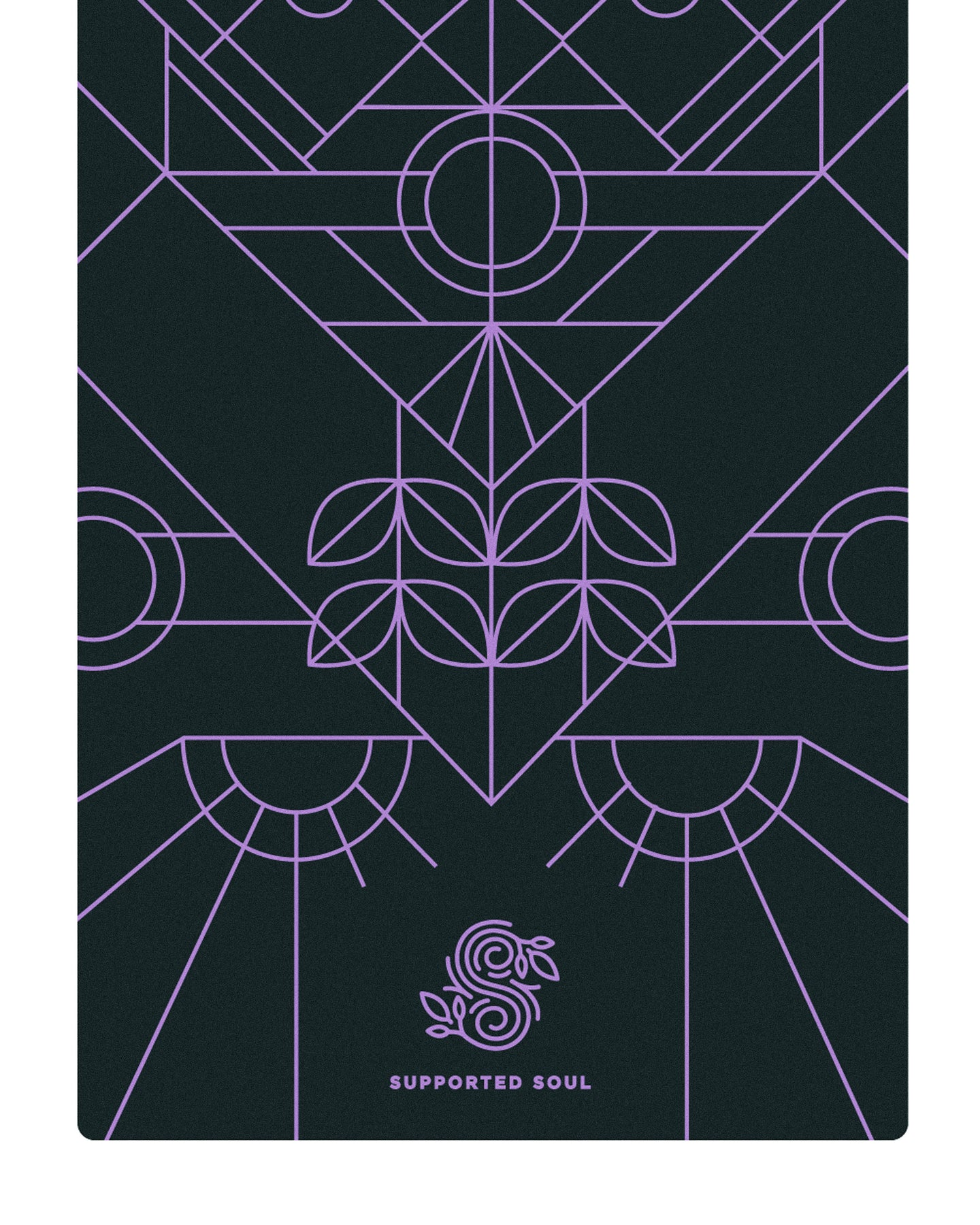 All-In-One Yoga Mat - Electric - Deco Alignment