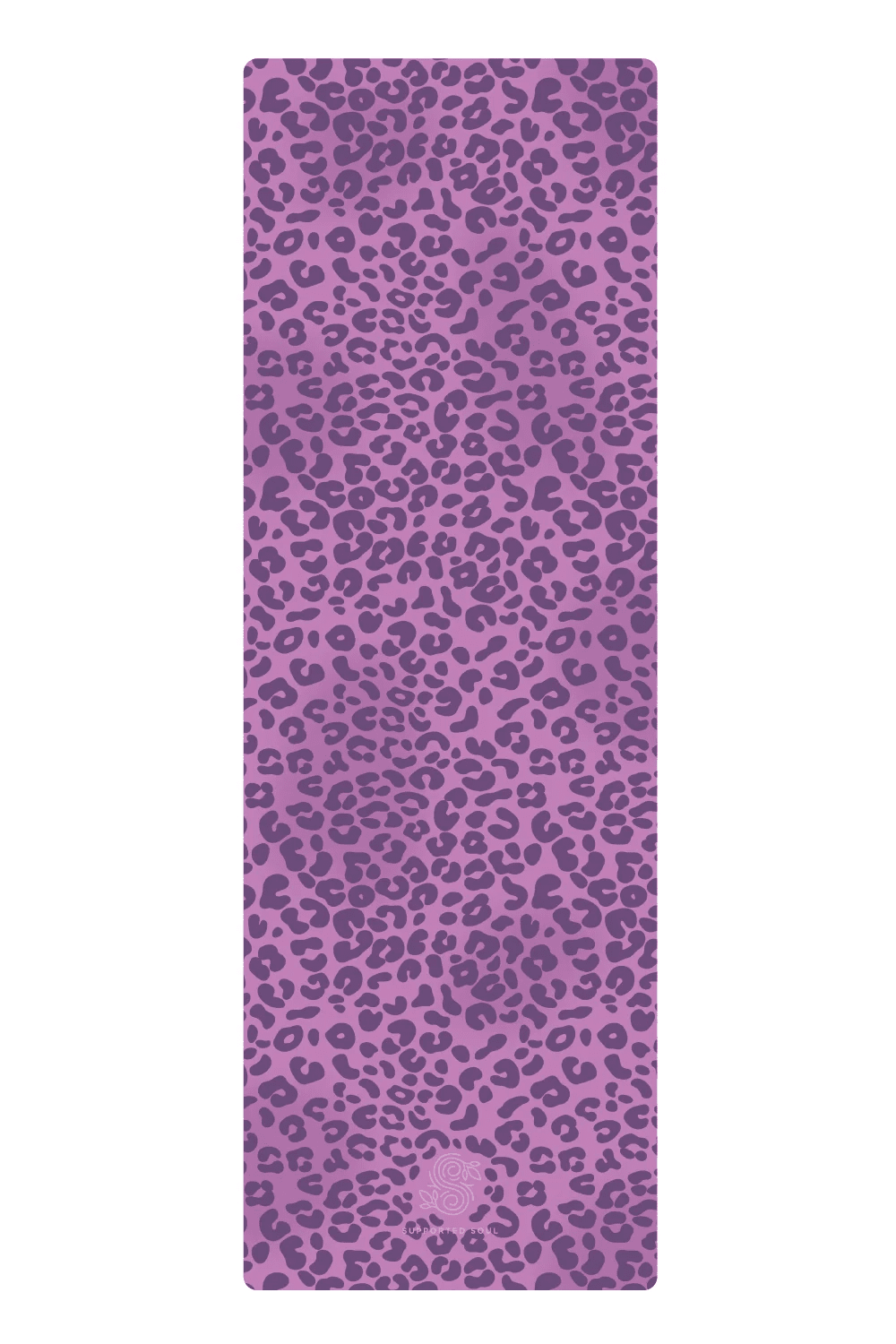 All-In-One Yoga Mat - Leopard Plum