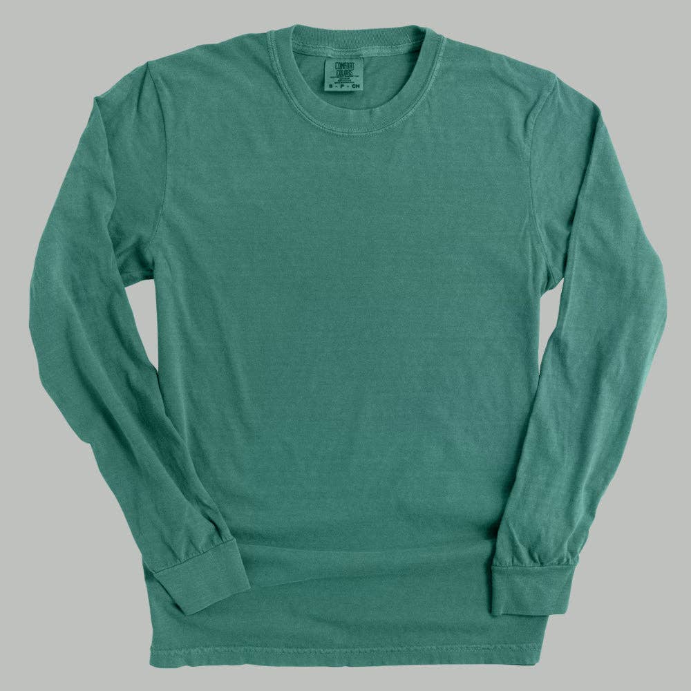 Comfort Colors Long Sleeve Blank: Light Green