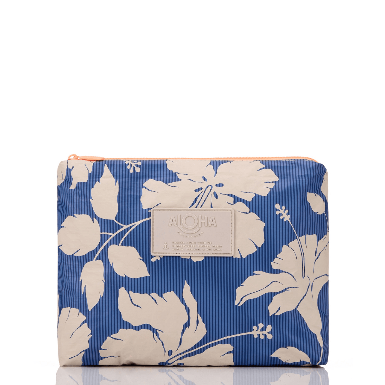 Salina Tiny Stripe Mid Pouch - Navy