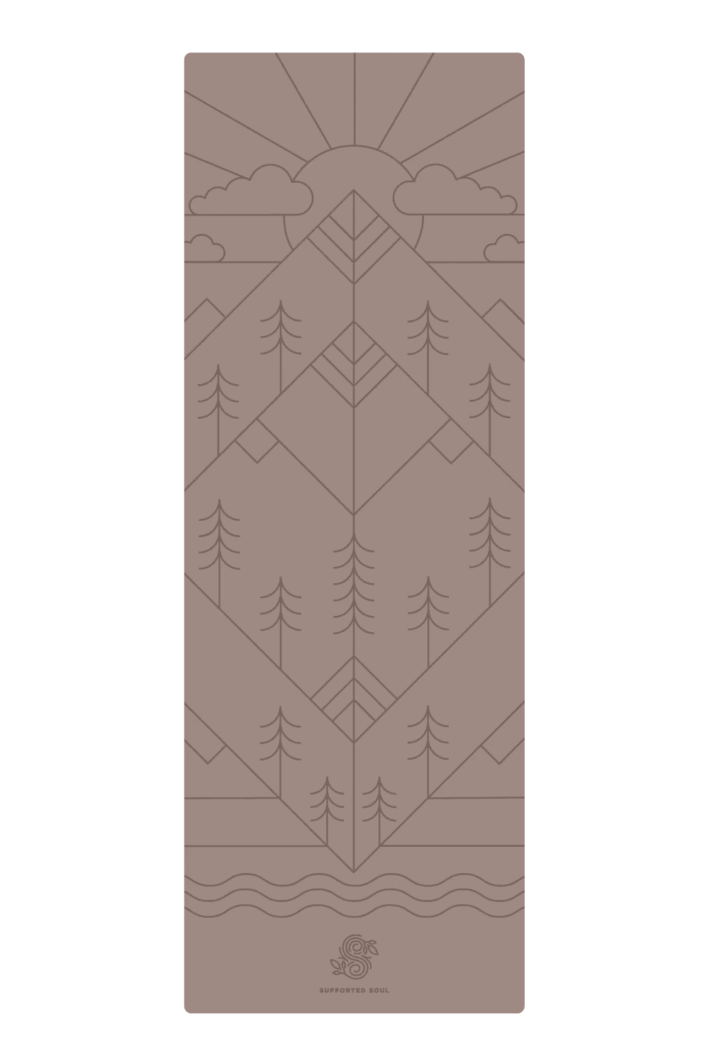*Perfectly Imperfect* Pro Grip Mat - Mountain Alignment - Sandstone - FINAL SALE