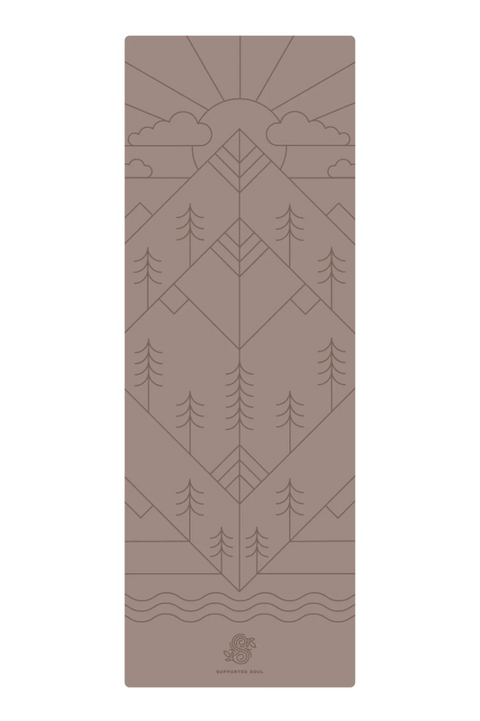 *Perfectly Imperfect* Pro Grip Mat - Mountain Alignment - Sandstone - FINAL SALE