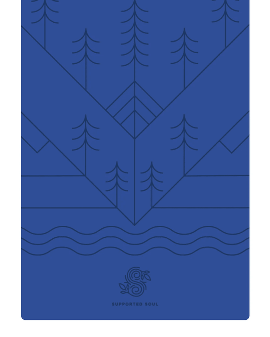 *Perfectly Imperfect* Pro Grip Mat - Mountain Alignment - River Blue