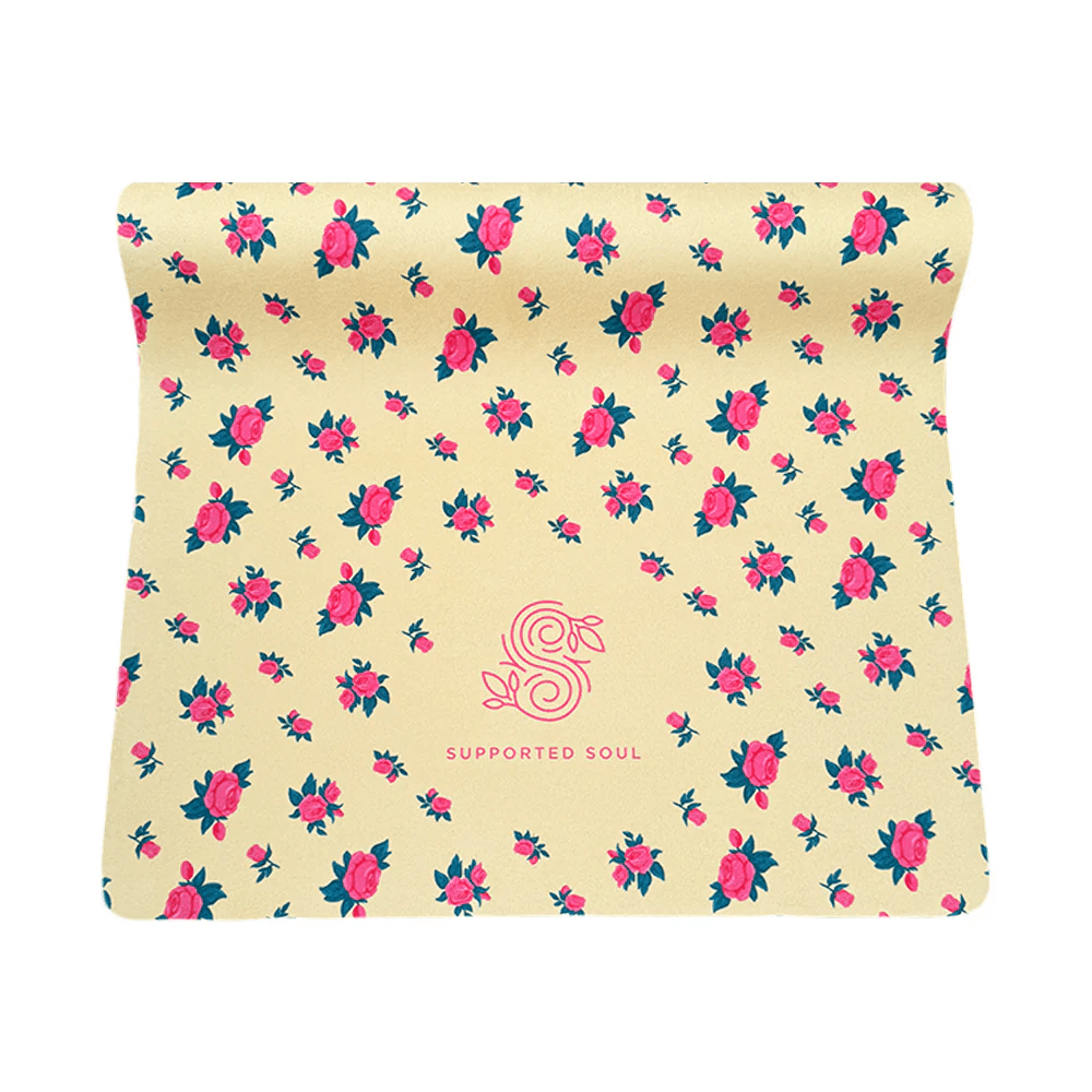 Ditsy Rose - All-In-One Yoga Mat