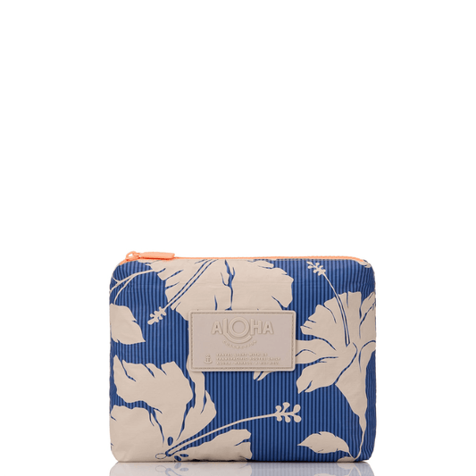 Salina Tiny Stripe Small Pouch - Navy