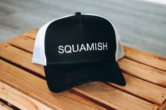 Squamish Snapback Hat - Black